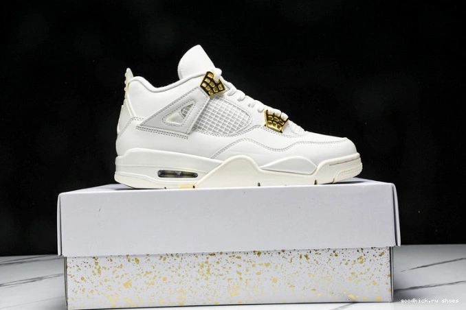 Jordan Gold 4 Retro AQ9129-170 Metallic 0817